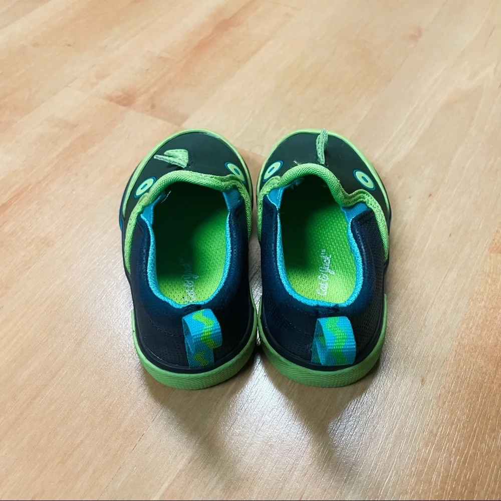 Cat & Jack Xander 3D Alligator Dinosaur Slip On Sneakers Toddler Size 5